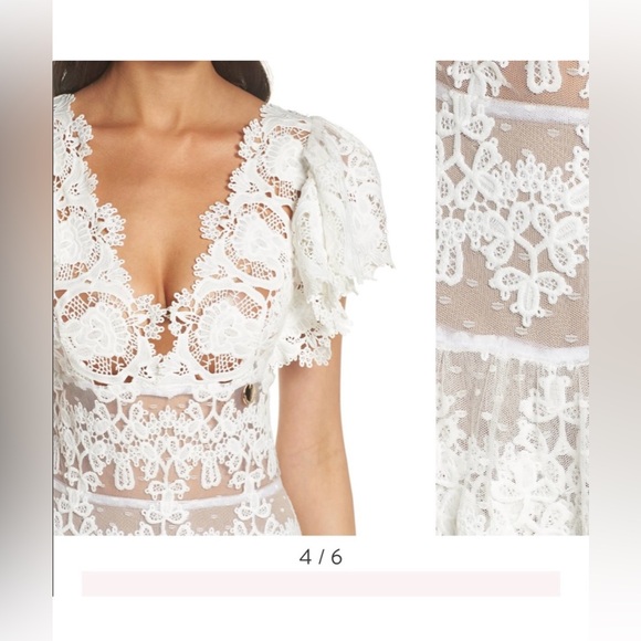 Bronx and Banco white lace Beverly dress. Size XS - Picture 4 of 16